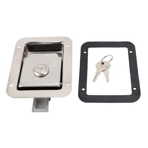 Toolbox Handle Lock Stainless Steel Rustproof High Strength RV Handle Latch for Home Office Commercial Use