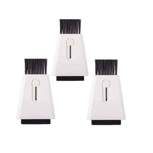 3pcs Keyboard Cleaning Brush Retractable Double Head Computer Monitor Clean Brush with Screen Wipe Electronics Cleaner Kit