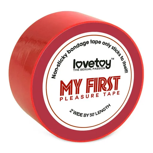 My First Non Sticky Bondage Tape - Red