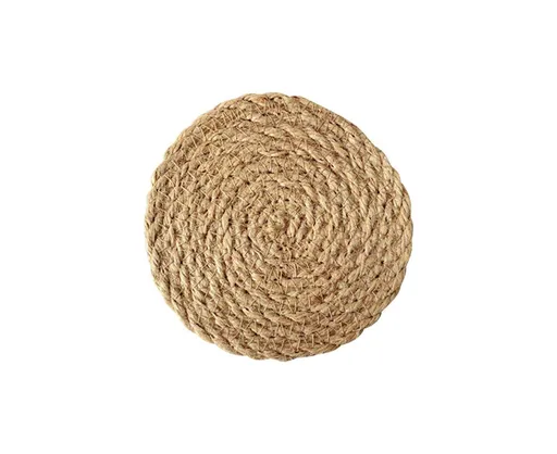 Elegant Good Woven Placemat Eco-friendly Fine Texture Straw Dinner Mat for Home-30cm