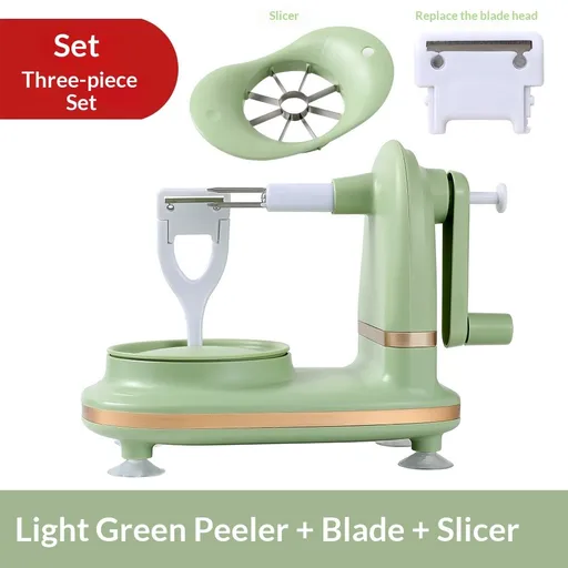 Apple Peeler with Blades Replacements, Apple Pealer Slicer & Corer for Home Kitchen Quick Applesauce Pie Making
