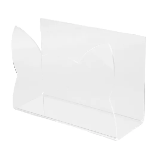 Acrylic Mail Holder Clear Mail Organizer Countertop Letter Envelope Holder for Desk Mail Sorter Letter Stand for Home Office School Cat Shape