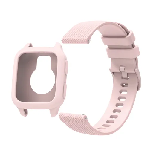 Garmin Venu Sq 2 Watch Strap with case -Pink
