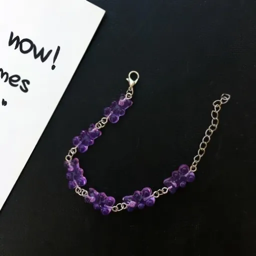Veile Studios Gummy Bear Bracelet - Purple