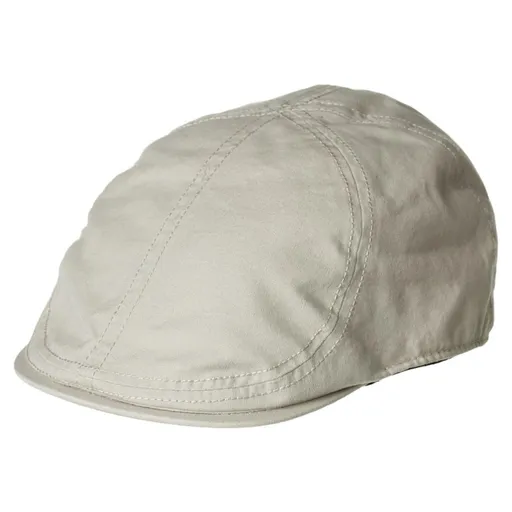 Flat Ivy Cap 100% Cotton Twill Comfortable Stylish Stone
