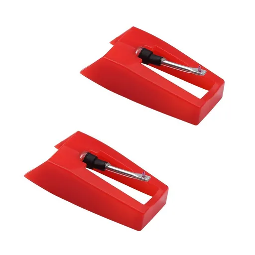 2 PCS Record Player Needle, Diamond Stylus Replacement for Turntable, LP, Phonograph Ruby Record Player Needle Turntable