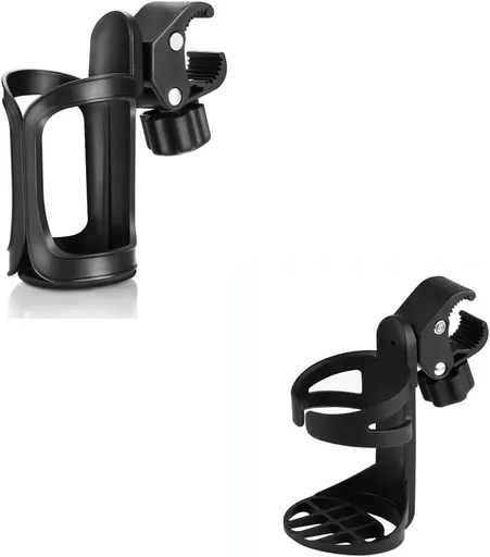 Universal Stroller Cup Holder Bundle Set, Bike Cup Holder, Drinks Holder for Stroller, Bicycle, Wheelchair, Walker, Scooter