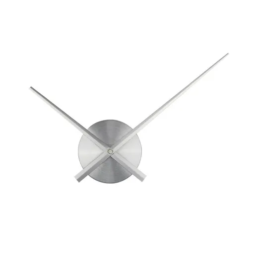 3D Clock Hands, DIY Large Clock Hands Needles Wall Clocks 3D Home Art Decor Quartz Clock Mechanism Accessories (Silver)