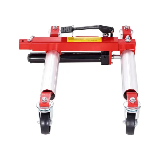 Wheel Dolly, Max Capacity 1500 Lbs Car Dolly, Car Jack Dolly Lifter with 360° Rotatable Wheels, Heavy Duty Vehicle Positioning Hydraulic Tire Jack, for Vehicle Car Auto Repair Moving, Set of 4