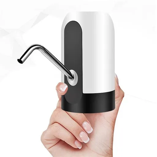 Portable Water Bottle Pump, Universal Bottle Electric Water Dispenser with Switch and USB charging, for Camping, Kitchen