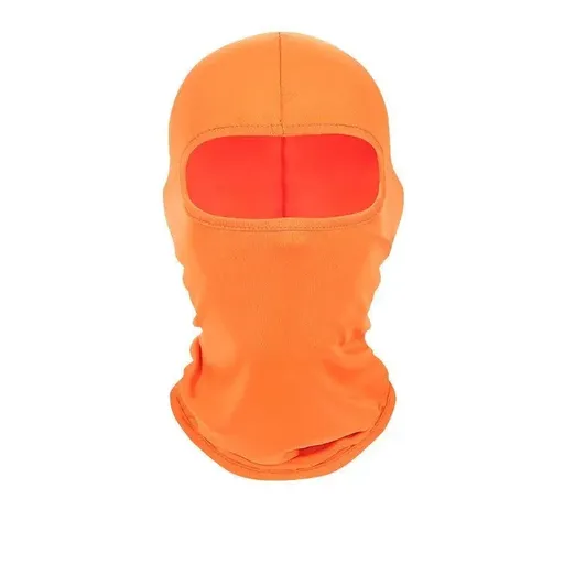 Balaclava Face Mask Uv Protection For Men Women Ski Motorcycle Running Riding - Orange