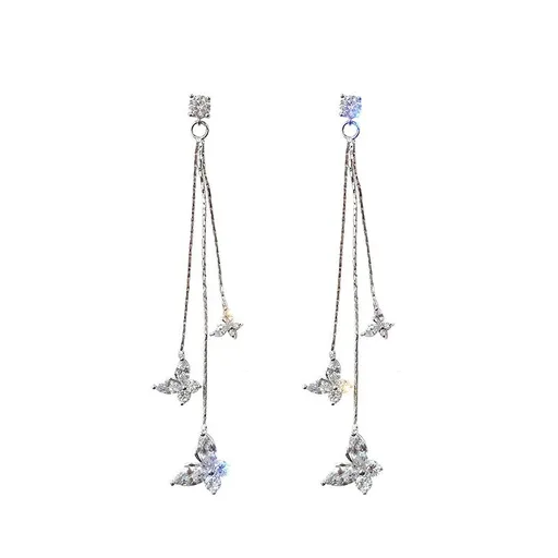 lightweight Hypoallergenic Butterfly earrings Add spring inspiration to your. Featuring sparkling brilliant-cut clear crystals