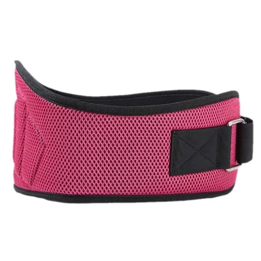 Weightlifting Belt for Men and Women Pink Adjustable Gym Training Powerlifting Back Support Belt Pink XL