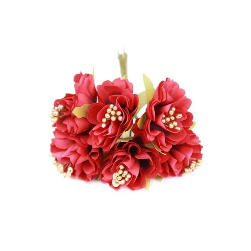 MINI FABRIC FLOWERS TOPPING for Hat Decoration - High Quality Product