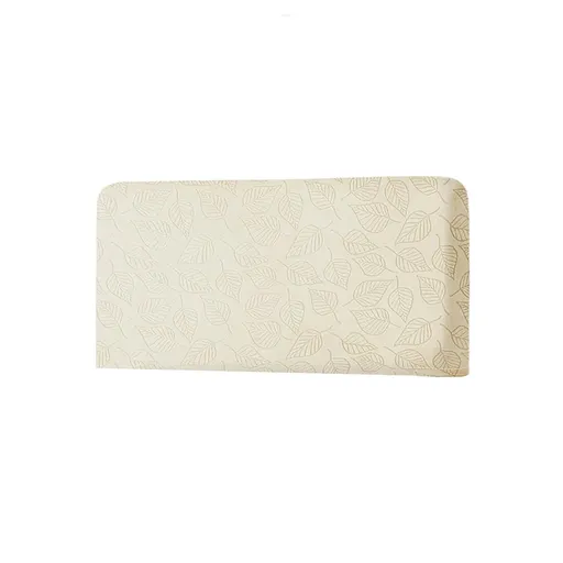 Stretch Bed Headboard Covers, Jacquard Fabric Headboard Slipcover, Soft Dustproof Protector Cover for Upholstered Headboard Queen King (Cream white 1.2m)