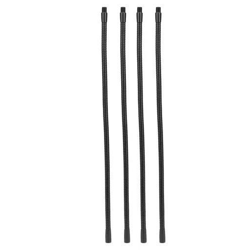 4 Pcs Gooseneck Lamp Hose Aluminium 10mm Caliber Flexible Table Desk Lamp Hose Lighting Fittings 40cm