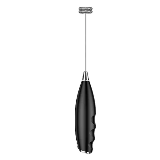 Portable Electric Milk Frother, Handheld Coffee Foam Maker for Lattes, Cappuccino, Hot Chocolate and Everyday Home Use, Black