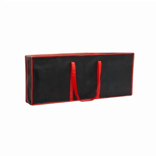 Christmas Gift Wrapping Paper Organizer Storage Bags,Plastic Container for Holiday Supplies & Accessories, Gift Bag Organizer, Under Bed Wrapping Paper Storage (Black)