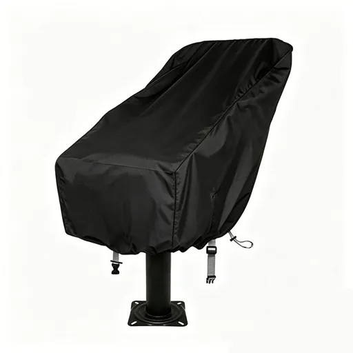 Waterproof Black Large Boat Captain Seat Cover