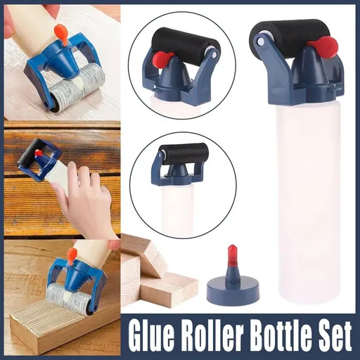 Wood Glue Roller Applicator Bottle Set Easy To Use Durable ABS Material