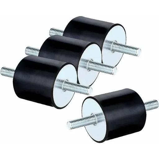 Rubber Mounts M8X23 Anti-Vibration Isolator Isolation Shock Absorber Absorption Bracket With Threaded Bolt Silent Block