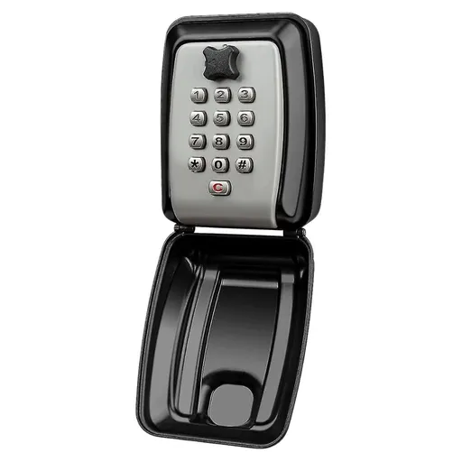 Wall Mounted Lock Box – Punch Button Key Lock Box for House Keys – Numeric Combination Lock Box for Outside, Indoor, Garage