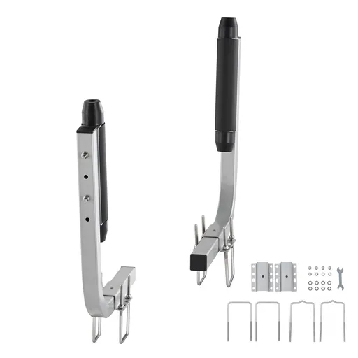 Boat Trailer Guide, 20.5” Adjustable Design Trailer Guide Poles, 2PCS Rustproof Steel Trailer Guide ons, Heavy Duty Roller Guide Design, for Ski Boat, Fishing Boat or Sailboat Trailer
