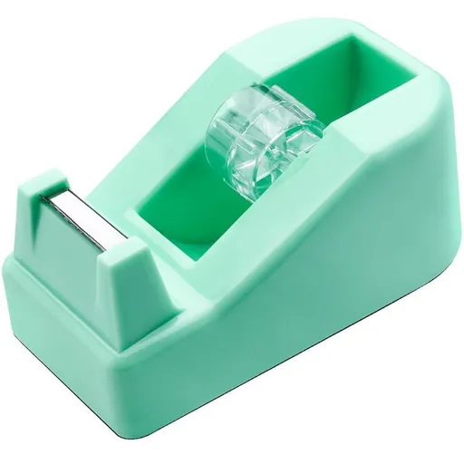 Desktop Tape Dispenser Non-Skid Base, for Packaging in Office,Restaurant, Flower Shop,Cake Shop,Green
