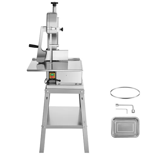 850W Commercial Electric Meat Bandsaw Stainless Steel Bone Sawing Machine