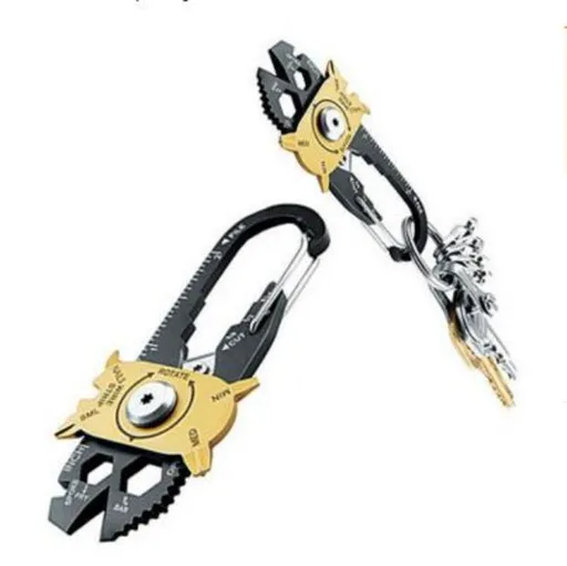 20-in-1 Pocket Multi Tools Without Leather Case Keychain Outdoor Useful, Pocket Tool - 20 Tools in 1