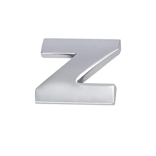A-Z Alphabet Letters Car Sticker Self Adhesive Auto Badge Emblem 3D Chrome Good - Z
