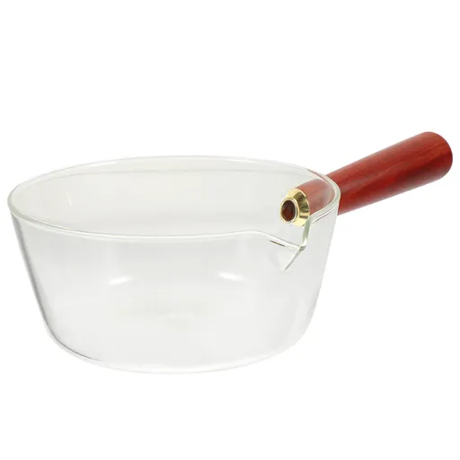 Borosilicate Glass Cookware Set, Assorted Colors, 9.5 Inch Kitchen Pots and Pans