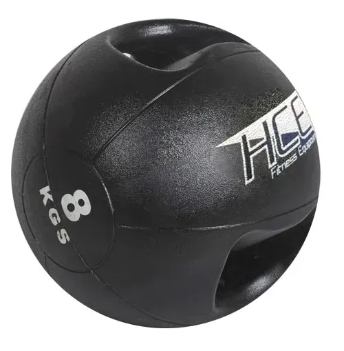 8KG Double Grip Handles Medicine Ball