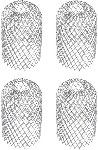 Gutter Leaf Filter 4-piece – Wire Mesh Guard, 10x17cm, gutter protector