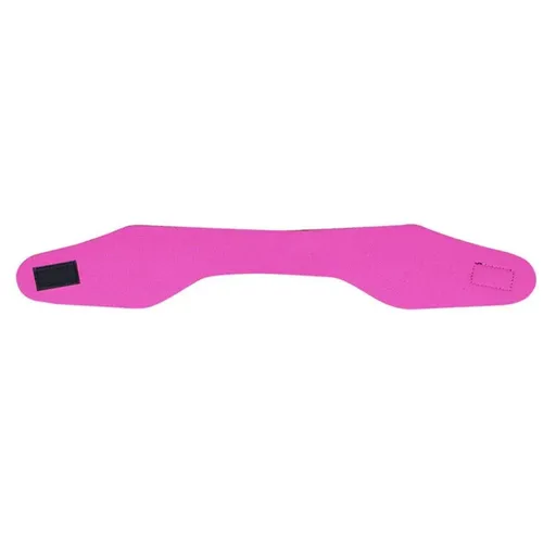 Adjustable Waterproof Swimming Headband for Ear Protection Unisex Diving Use - Red-M