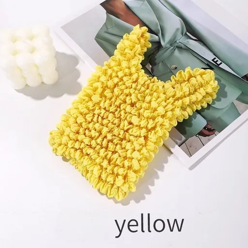 Magic Storage Bag, Multi-scene Organizer for Travel, Cosmetics, Kitchen, Desk, Bedroom & Living Room - Yellow