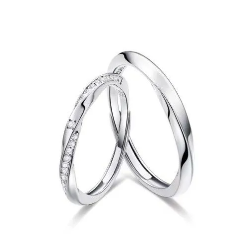 Fang qi Copper Mobius Ring for Couple Infinite Love Men's