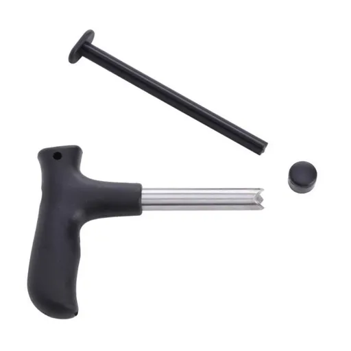 Coconut Opening Tool,Coconut Opener,T Handle Stainless Steel Portable,Easy & Convenient Straw Hole Maker