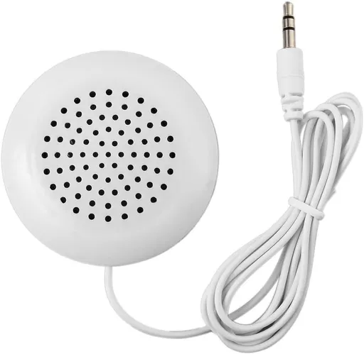 Pillow Speaker 3.5mm Mini Pillow Speaker Under Pillow Speaker for iPod MP3 Phone Portable CD Podcast Radio Talk Sleep