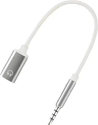 Silver Headphone Jack Adapter, 3.5mm Male to TypeC Female Audio Cable Cord, USB C to Aux Audio Dongle Cable Cord, Compatible with MP3 Players, CD Players, Laptops, Tablets, Smartphone