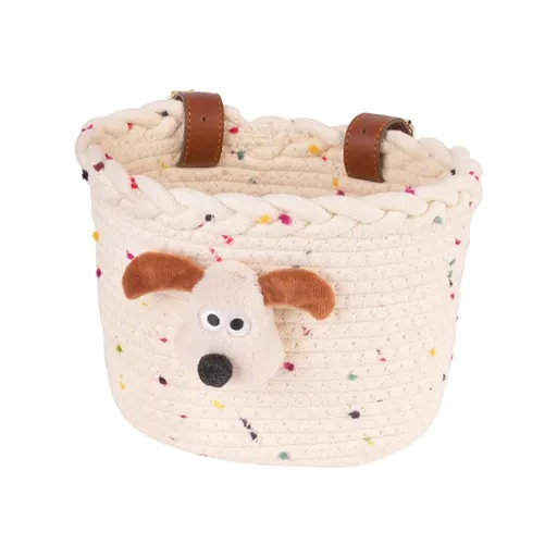 Bicycle Basket with Cotton Rope, Cartoon Style Bike Storage Basket for Dolls and Toys Handmade Woven Front Handlebar Basket for Cycling Accessory Decor Purple