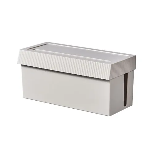Cable Management Box, Cord Organizer for Desk, Hide Wires and Chargers, Ideal for Home Office and TV Setup, Perfect for Office Workers and Tech Enthusiasts