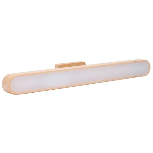 360 Degree Rotatable Vanity Light Wooden Touch Dimmable USB Rechargeable Magnetic Over Mirror Light Picture Lamp for Bedroom Bathroom Cabinet