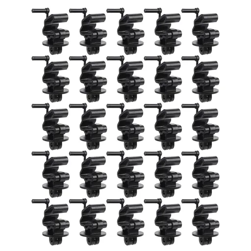 25PCS T Post Insulators Electric Fence Pinlock Insulator Wire Holding Clips for Farm and Garden Fences