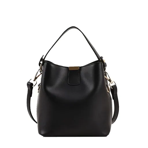 Leather Bucket Crossbody Bag for Women Medium Hobo Purse Handbag Fashion Ladies Top Handle Tote Shoulder Bag