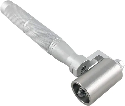 1.5" Stainless Steel Home Wallpaper Seam Roller Wall Paper Construction Tool Seam Flat Roller Paint Tool