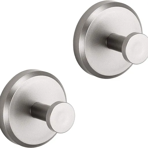 Suction Cup Hooks for Shower, Removable Towel Hooks for Bathroom Window Glass Door Wall, Bath Robe Wreath Hook for Hanging - 4 Pack