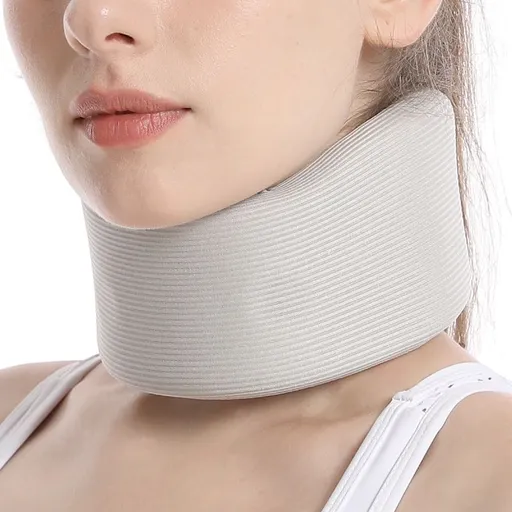 Soft Foam Neck Brace Universal Cervical Collar, Adjustable Neck Support Brace for Sleeping - Relieves Neck Pain and Spine Pressure