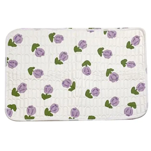 Urine Mattress 2 Sided Protector Pad Cover Leak Proof Non Slip Washable Waterproof Purified Cotton Tulip M