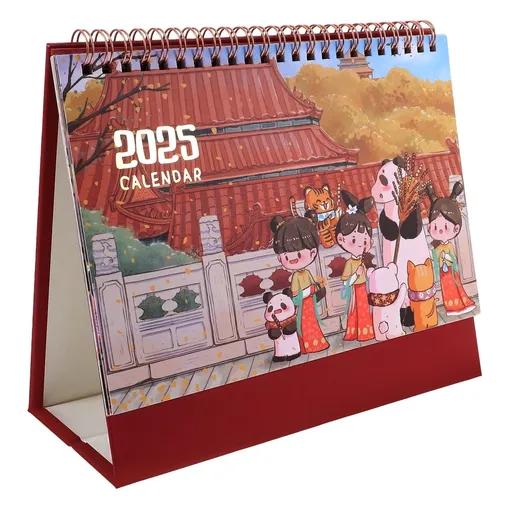 2024 Chinese New Year Calendar - Chinese Cartoon Style Monthly Calendar Home Decoration and Festival Accessories